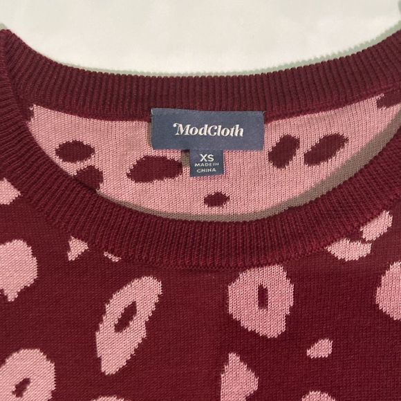 ModCloth Charm School Leopard Sweater - Picture 2 of 8